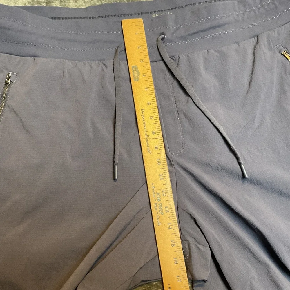 Athleta Trekkie North Jogger Pants Womens 26 Blue Zip Pockets Drawstring Hiking - Picture 6 of 9